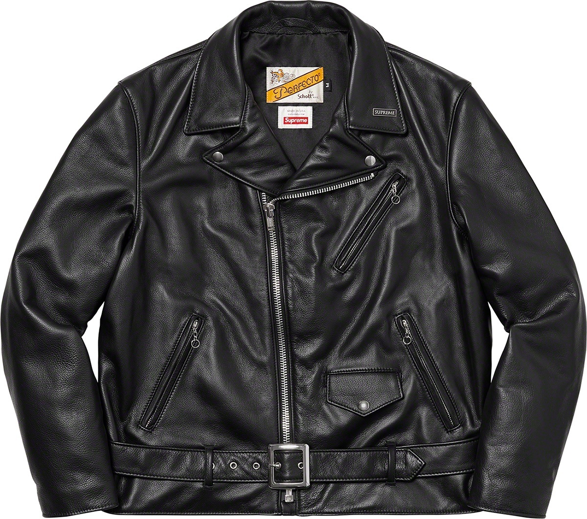 Supreme®/Schott® The Crow Perfecto Leather Jacket view 2
